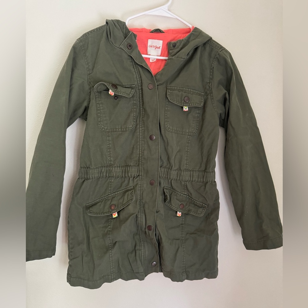 Cat & Jack Forest Green Kids Raincoat